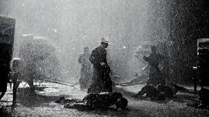 Bajo la lluvia pelea