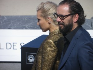 Noomi Rapace y Michaël R. Roskam    Foto: Manu Zapata