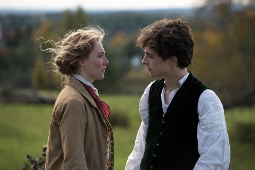 Saoirse Ronan y Timothée Chalamet_Manu Zapata_El cine (de estreno) fácil de leer_vivazapata.net_MUJERCITAS